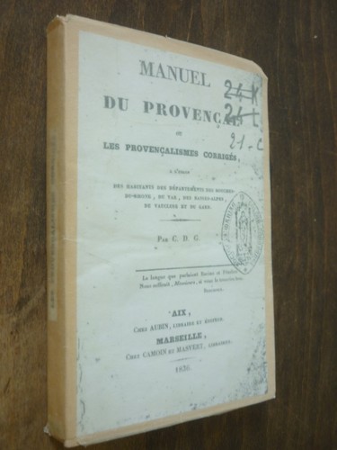 Provencal gabrielli de - c.,