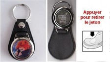 PORTE CLES MYLENE FARMER avec JETON DE CADDIE