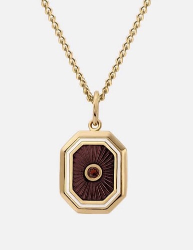 Miansai umbra garnet necklace - garnet,