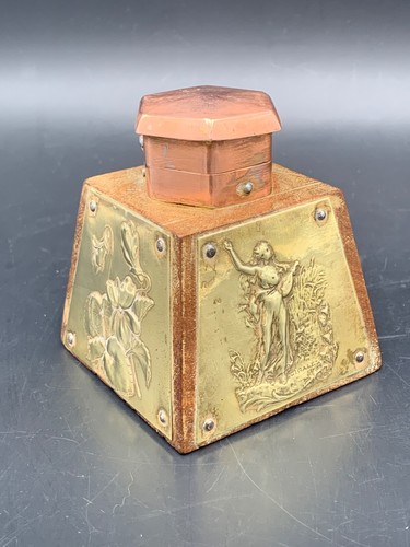 Ancien encrier art nouveau - nouveau, c