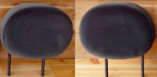 2 appuie-tête repose tete siege banquette arriere gris anthracite C2 + 4 guides