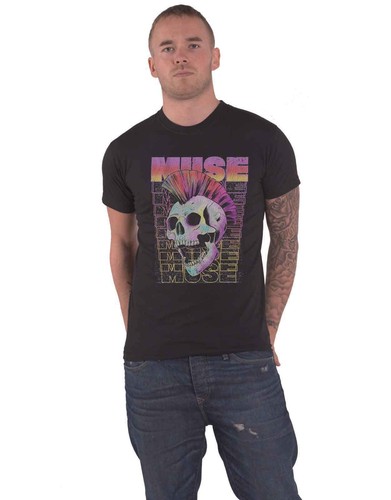 Muse shirt mowhawk skull - t,