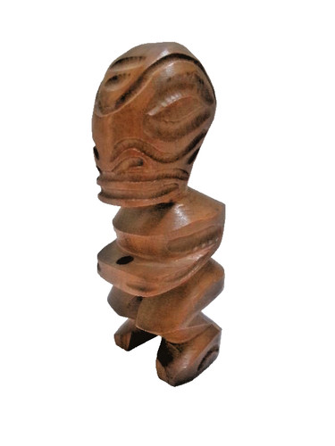Statuette bois - statuette, en