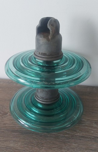 Ancien isolateur verre - ancien,