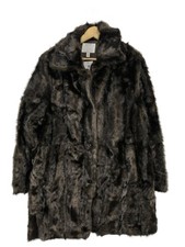 H&M Veste en fausse fourrure Dames Veste T EU 36 noir style extravagant