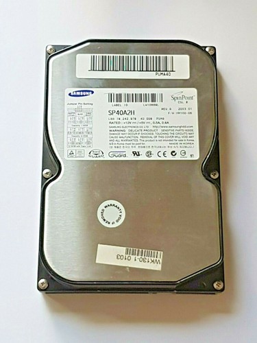 Disque dur ide - 40,