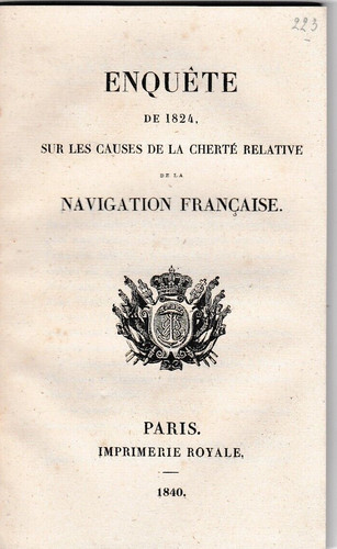 Marine enquete 1824 sur - enquete,