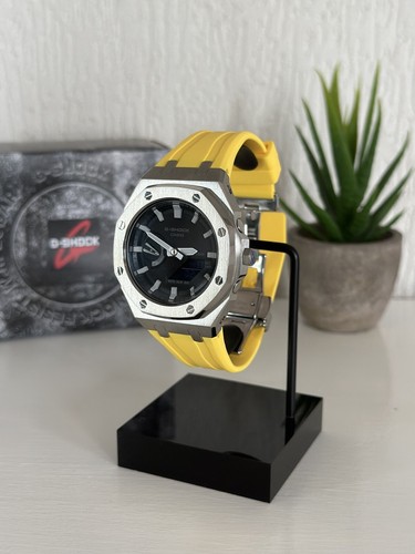 Casioak yellow silver custom - yellow,