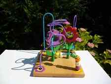 23 ⚜️ Jouet Jeu En Bois Labyrinthe A Perles Boulier - Style Fisher price kapla