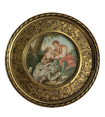 Peinture miniature ancienne - miniature,