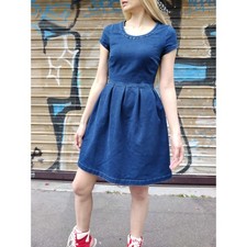 Robe femme en jean vintage -