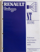 Manuel d'atelier schémas électriques Renault TWINGO 1995 NT 8096 