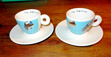ILLY Collection 2 tasses à expresso NORMA Jean Flight 2002 avec soucoupes TBE