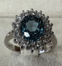 Bague en or Blanc 18kt. Avec