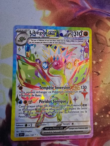 Carte pokemon libegon - carte,
