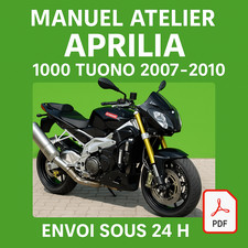 Manuel Atelier Aprilia 1000 Tuono 2007-2010 Revue Technique Moto RMT CD PDF