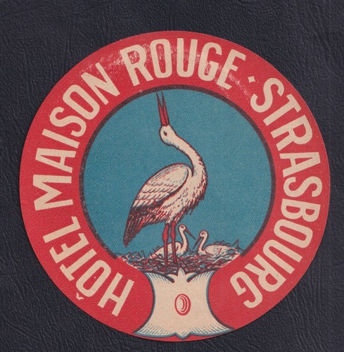 Ancienne étiquette bagage - ,