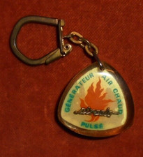 Porte-clés type bourbon AIRCALO Générateur AIR CHAUD Pulsé ( recto = verso )