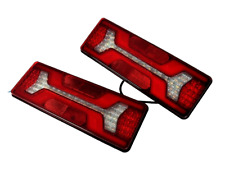 2 x LED 24V feux arrière clignotants dynamiques camion benne remorque camping...