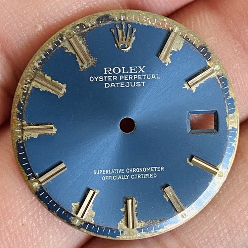 Rolex blue pie - pie, dial