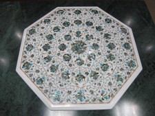 18 " Marbre Côté Table Top