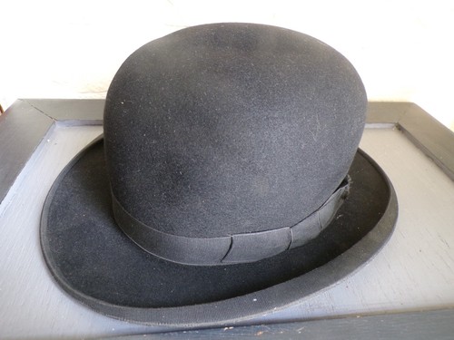 Ancien chapeau melon - , noir