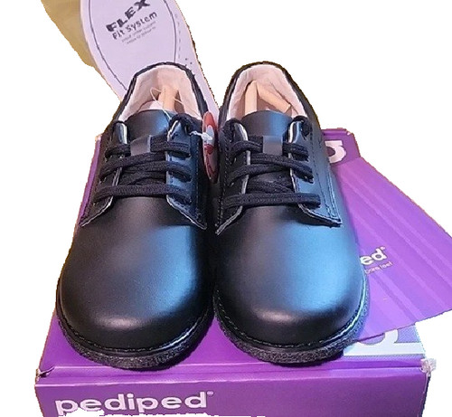 Pediped storm black - black, lace-up