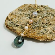 collier gold filled perle