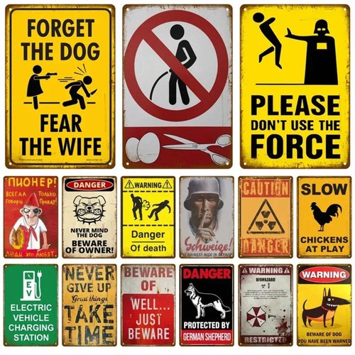 Warning danger beware metal - danger,
