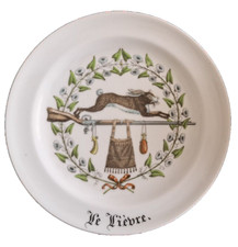 assiette porcelaine d'Auteuil