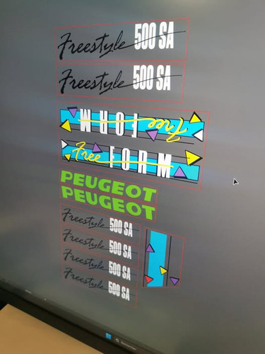 Kit stickers peugeot free form - stickers,