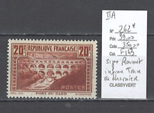 France - Yvert 262* - Pont du Gard - Type IIA -   SIGNE ROUMET