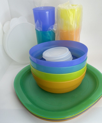 Tupperware impressions plate - tupperware,