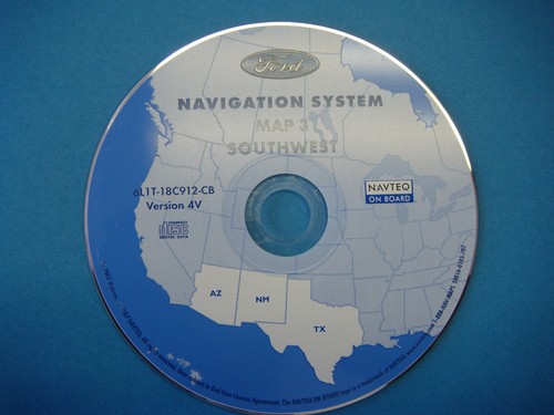 Ford navigation map - cd,