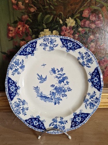 Superbe plat creux faience - superbe,