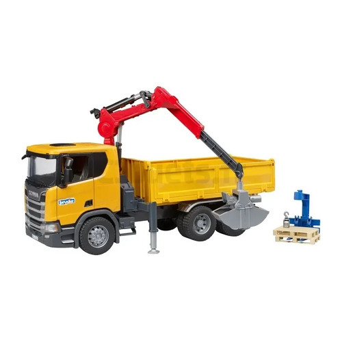 Camion chantier avec grue - avec,
