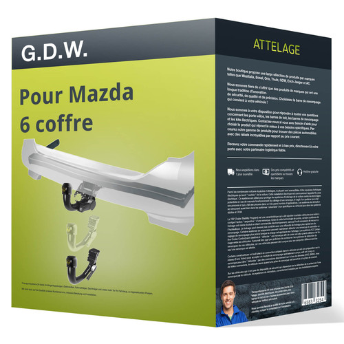 Attelage pour mazda coffre - attelage,