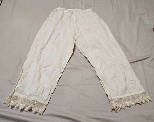 Antique edwardian white capri - antique,