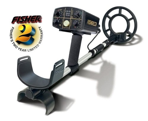 Fisher cz21 metal detector - fisher, cz21-8