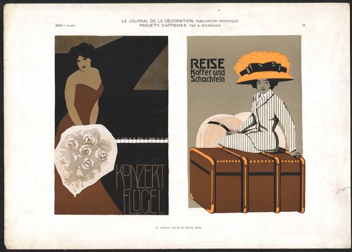 1910 lithographie projets - 1910,