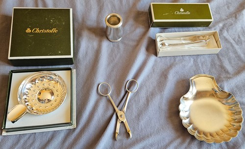 Christofle lot pièces en - de,