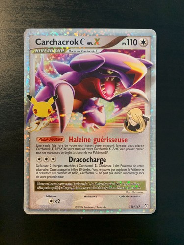Carte pokémon carchacrok - pokémon, :