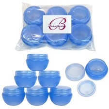6 Pièces 10G/10ML Rond Bleu