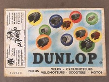 Ancien buvard Dunlop /
