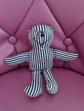 Doudou ours bleu marine rayé IKKS  - 13064