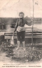 CARTE POSTALE GUJAN-MESTRAS GIRONDE 33 - BASSIN ARCACHON - PECHEUSE DE POISSONS