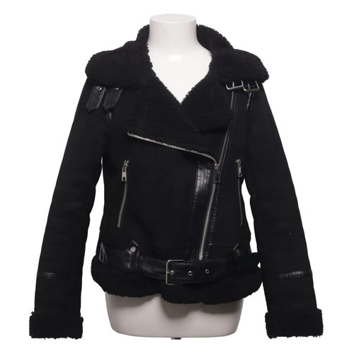 Zara veste shearling - shearling,, femmes