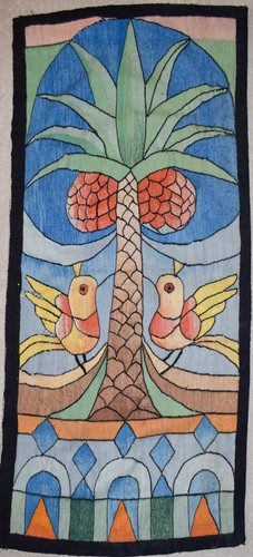 Tapisserie égyptienne tissée