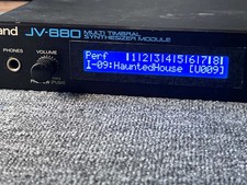 Roland JV-880 display