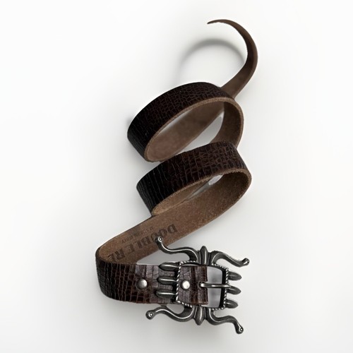 Ceinture cuir marron - cuir,